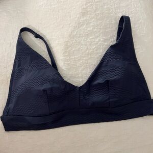 NWT aerie navy bikini top XXL